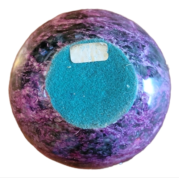 Vtg Purple Marble Vase/Urn Flower Pots Planter - Picture 4 of 6